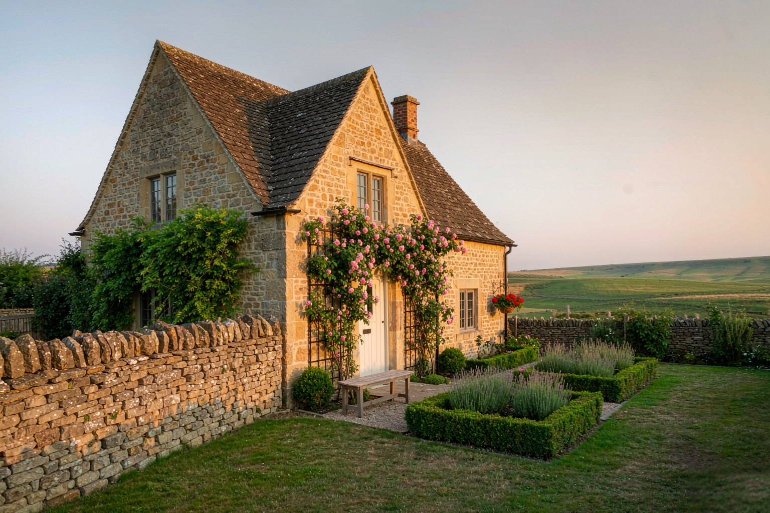 Home Stone cottage in the English countryside